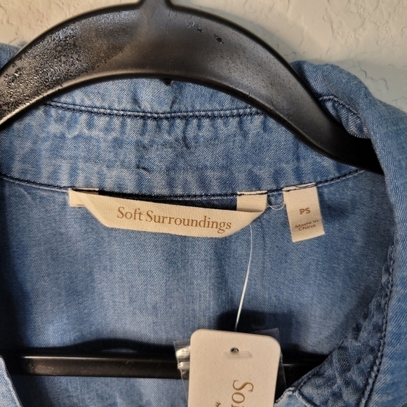 NWT Soft Surroundings Womens Tencel Tunic Top - Picture 6 of 9